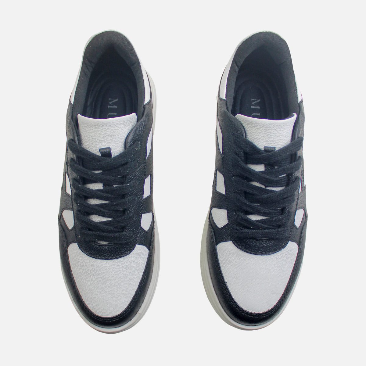 Tenis juniper de cuero para mujer - Negro