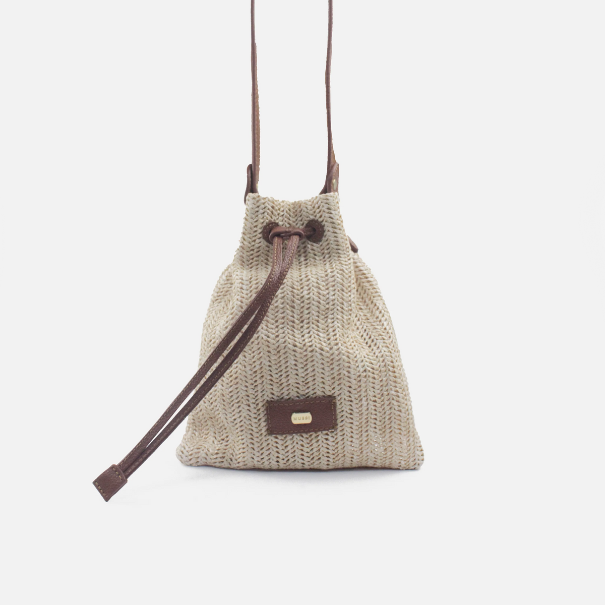Cartera zazi de textil para mujer - Miel