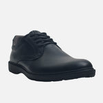 Tenis vert de cuero para hombre - Negro
