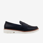 Mocasin plano zoro de sintético para mujer - Negro