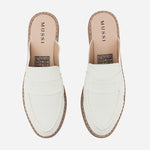 Zueco plano thea de sintético para mujer - Hueso