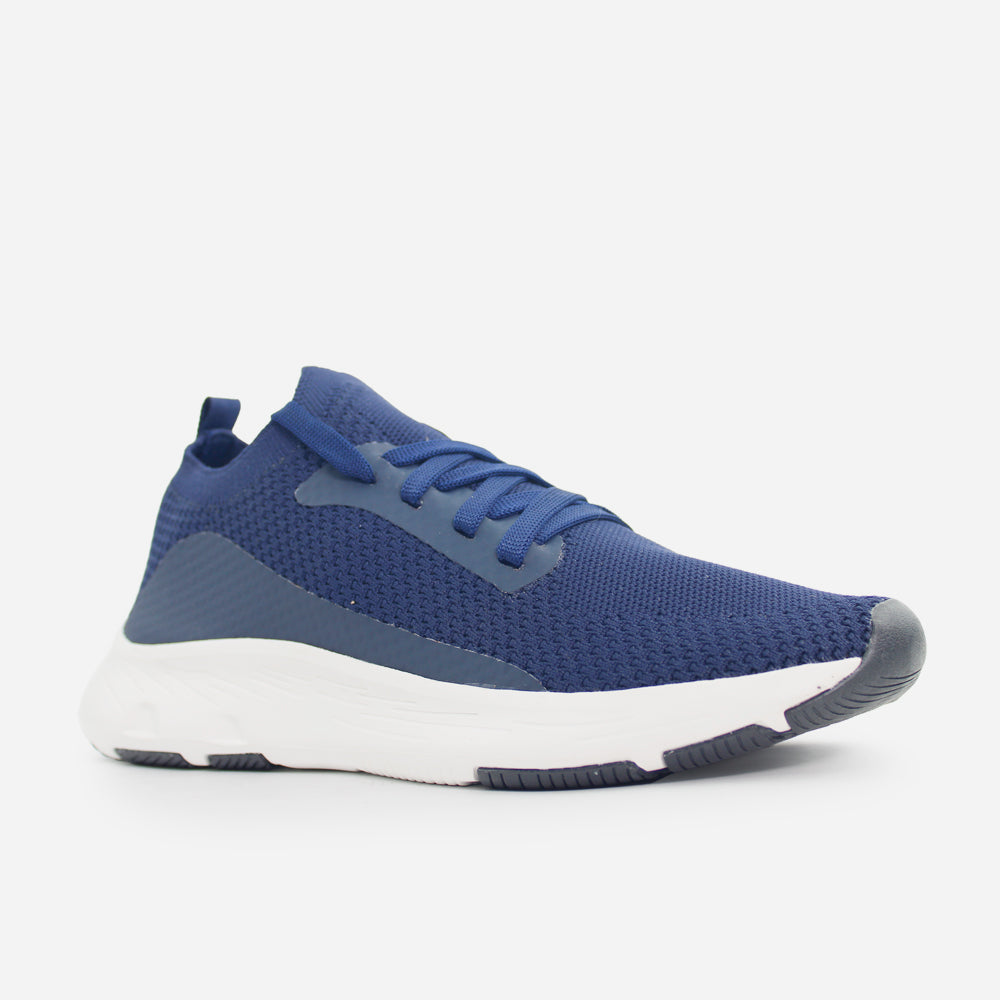 Tenis Sneakers sima de textil para mujer - Azul