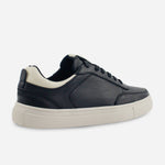 Tenis Oxfords brown de cuero para hombre - Negro