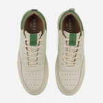 Tenis Oxfords brown de cuero para hombre - Beige