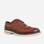 Tenis Oxfords bael de cuero para hombre - Miel