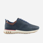 Tenis Sneakers mark de cuero para hombre - Azul
