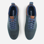 Tenis Sneakers mark de cuero para hombre - Azul