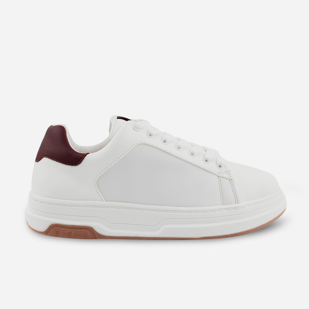 Tenis Sneakers davis de sintético para hombre - Blanco