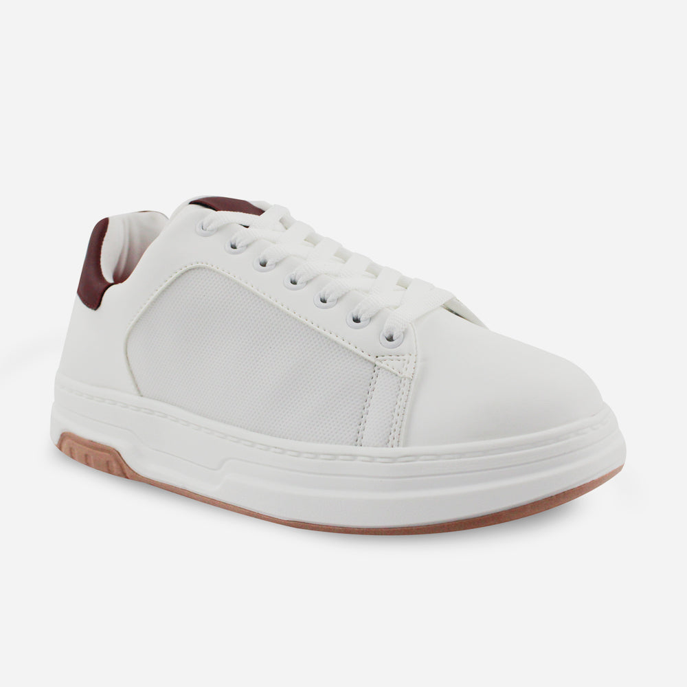 Tenis Sneakers davis de sintético para hombre - Blanco