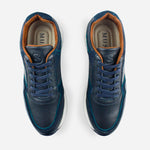 Tenis Sneakers clark de cuero para hombre - Azul