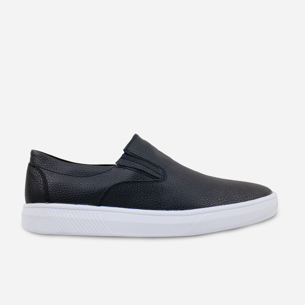 Tenis Sin Cordones ryleigh de sintético para hombre - Negro