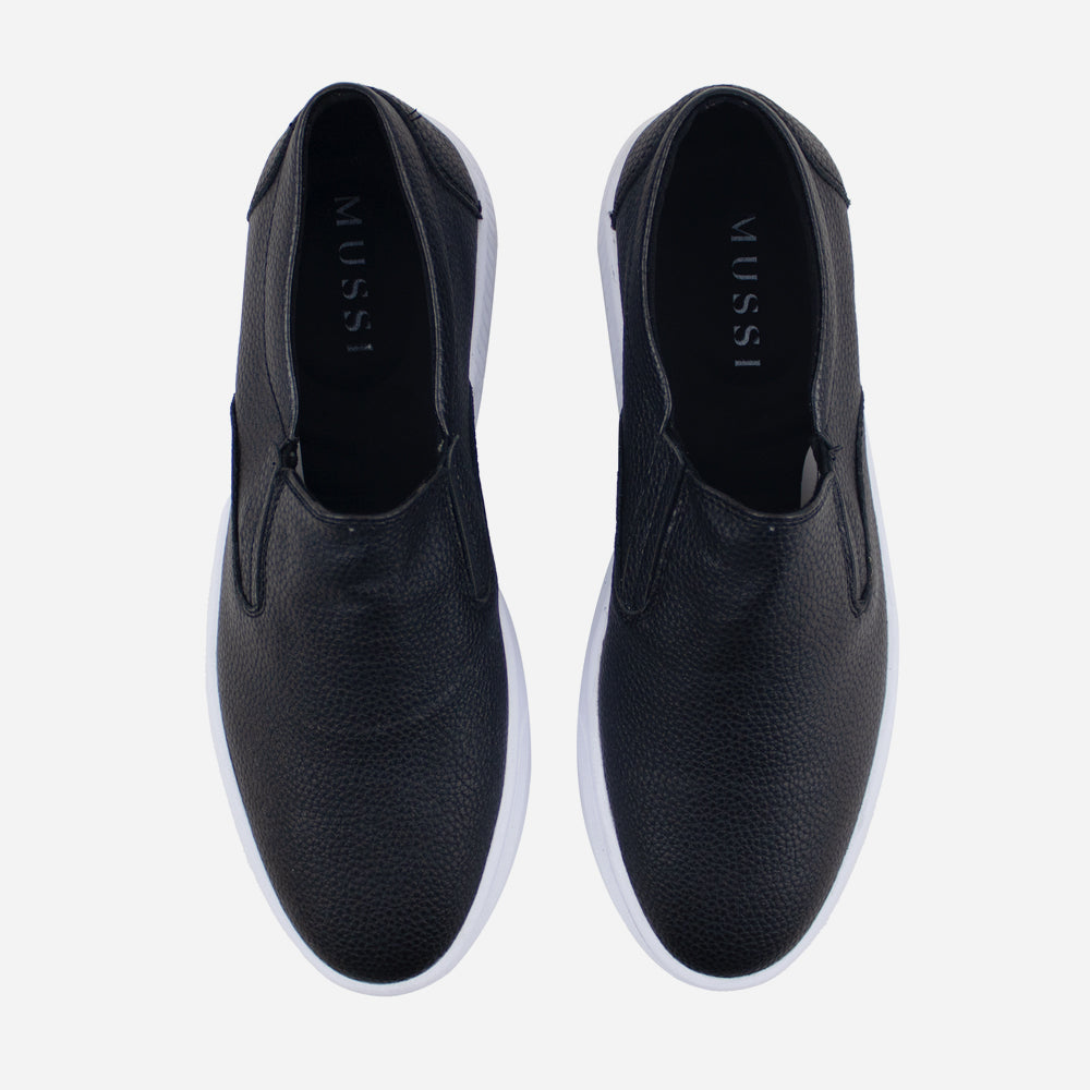 Tenis Sin Cordones ryleigh de sintético para hombre - Negro
