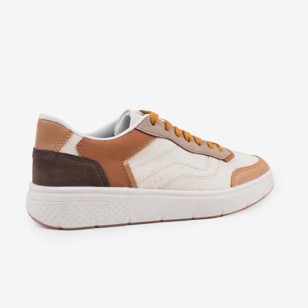 Tenis ori de sintético para hombre - Hueso