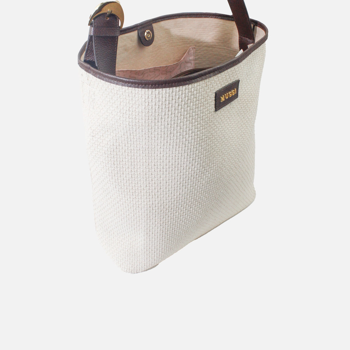 Cartera kemba de textil para mujer - Café