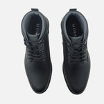 Botin plano russel de sintético para hombre - Negro