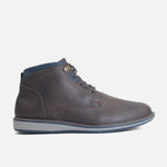 Botin plano russel de sintético para hombre - Brandy