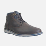 Botin plano russel de sintético para hombre - Brandy