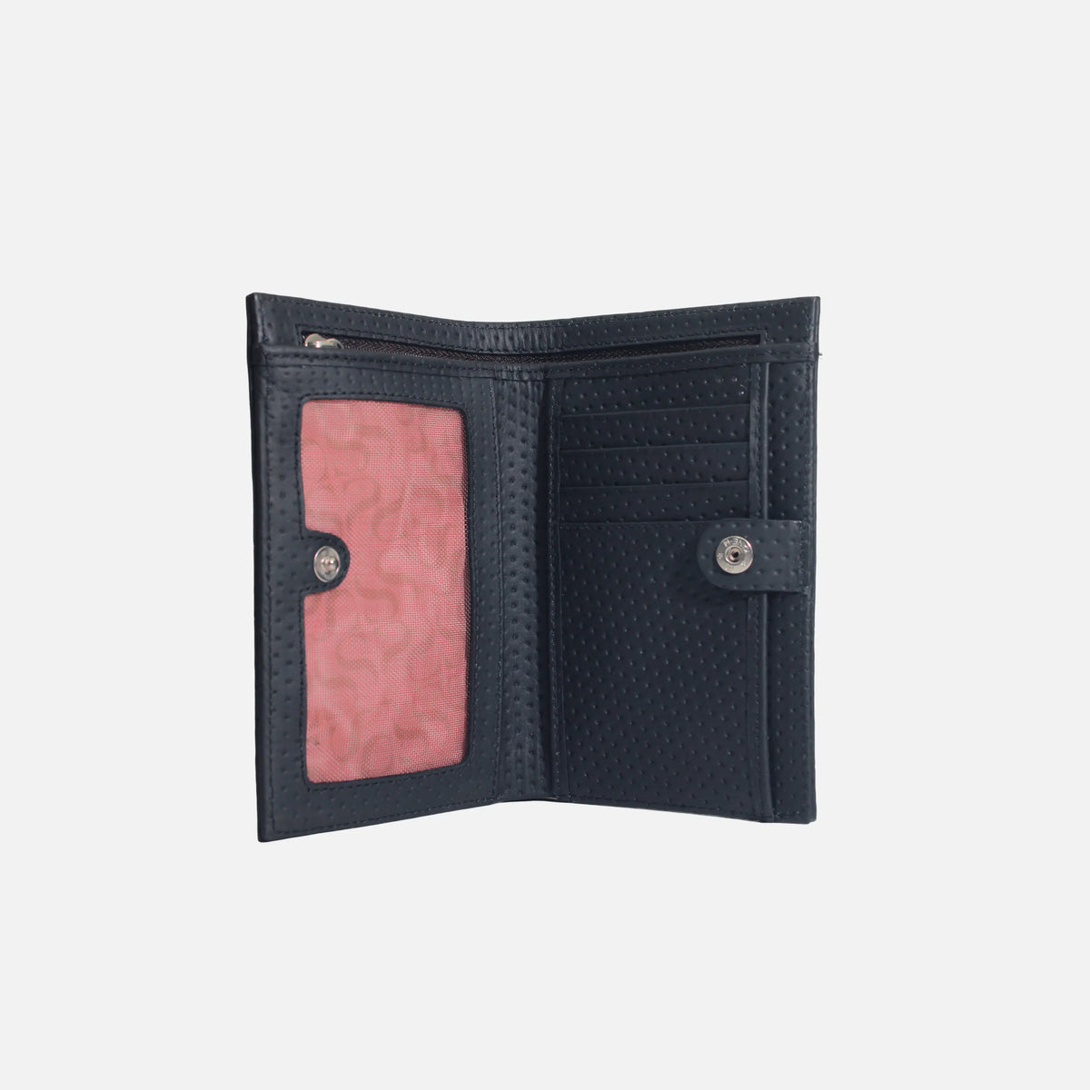 Billetera nev de cuero para mujer - Negro