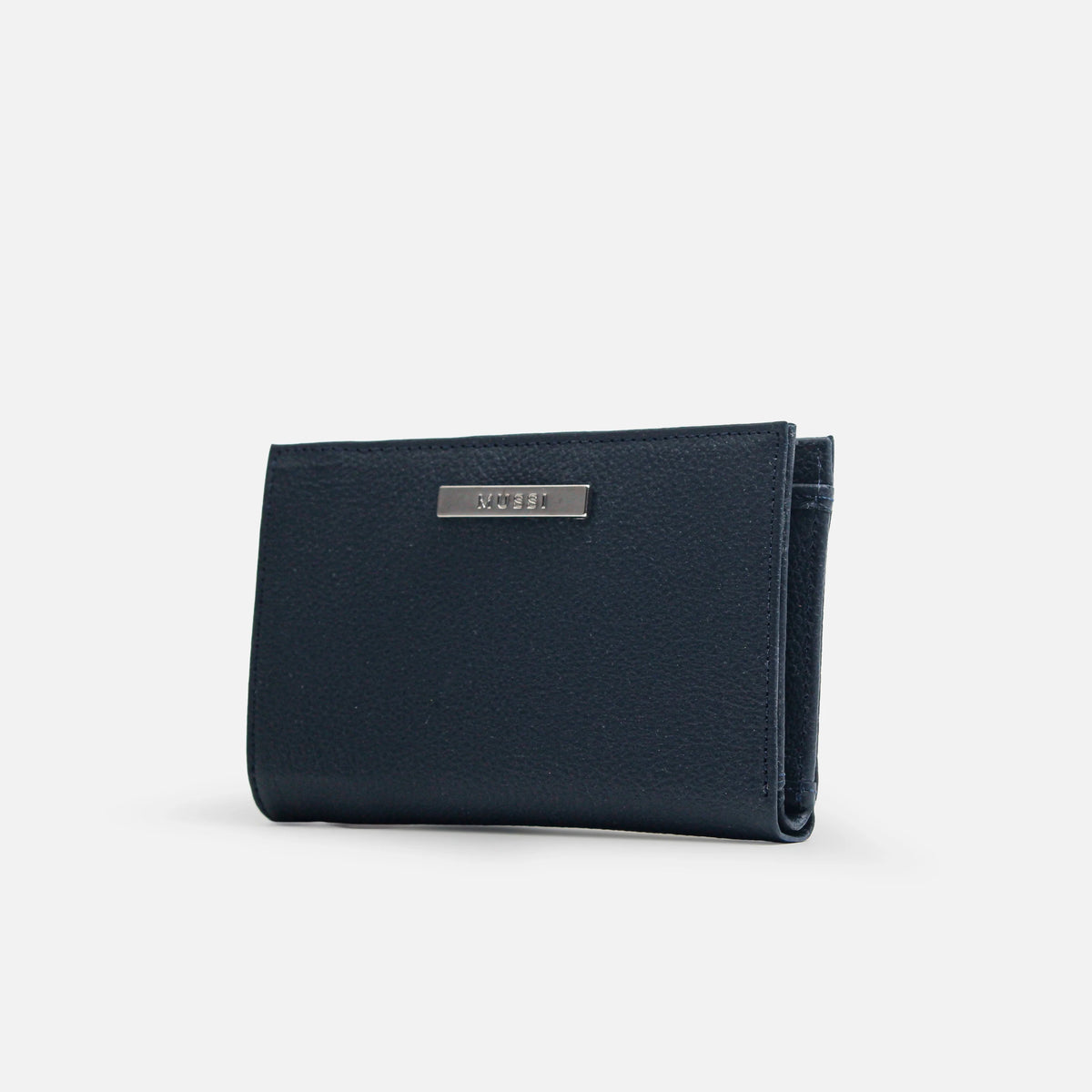Billetera nev de cuero para mujer - Azul