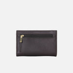 Billetera nev de cuero para mujer - Café