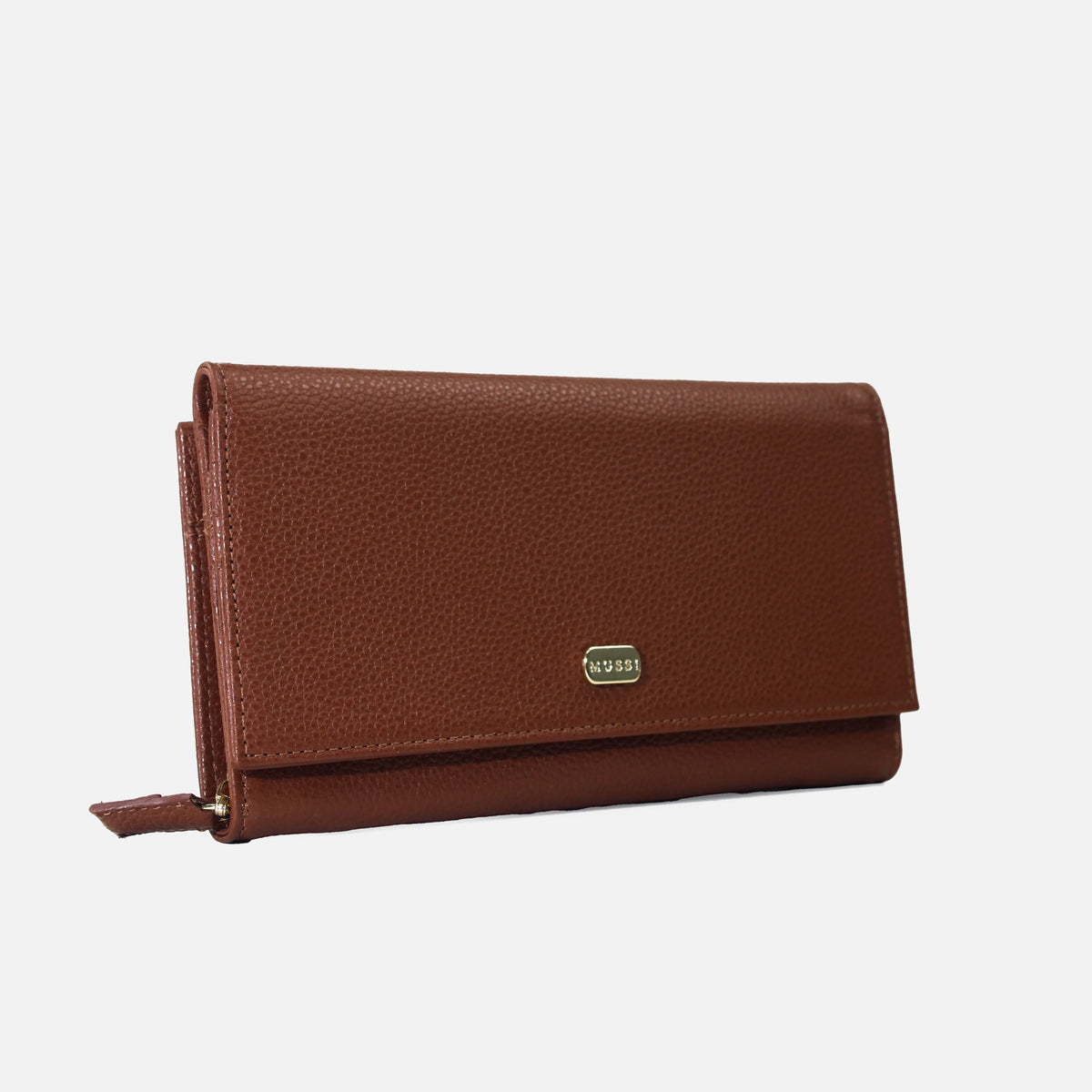 Billetera mily de cuero para mujer - Café