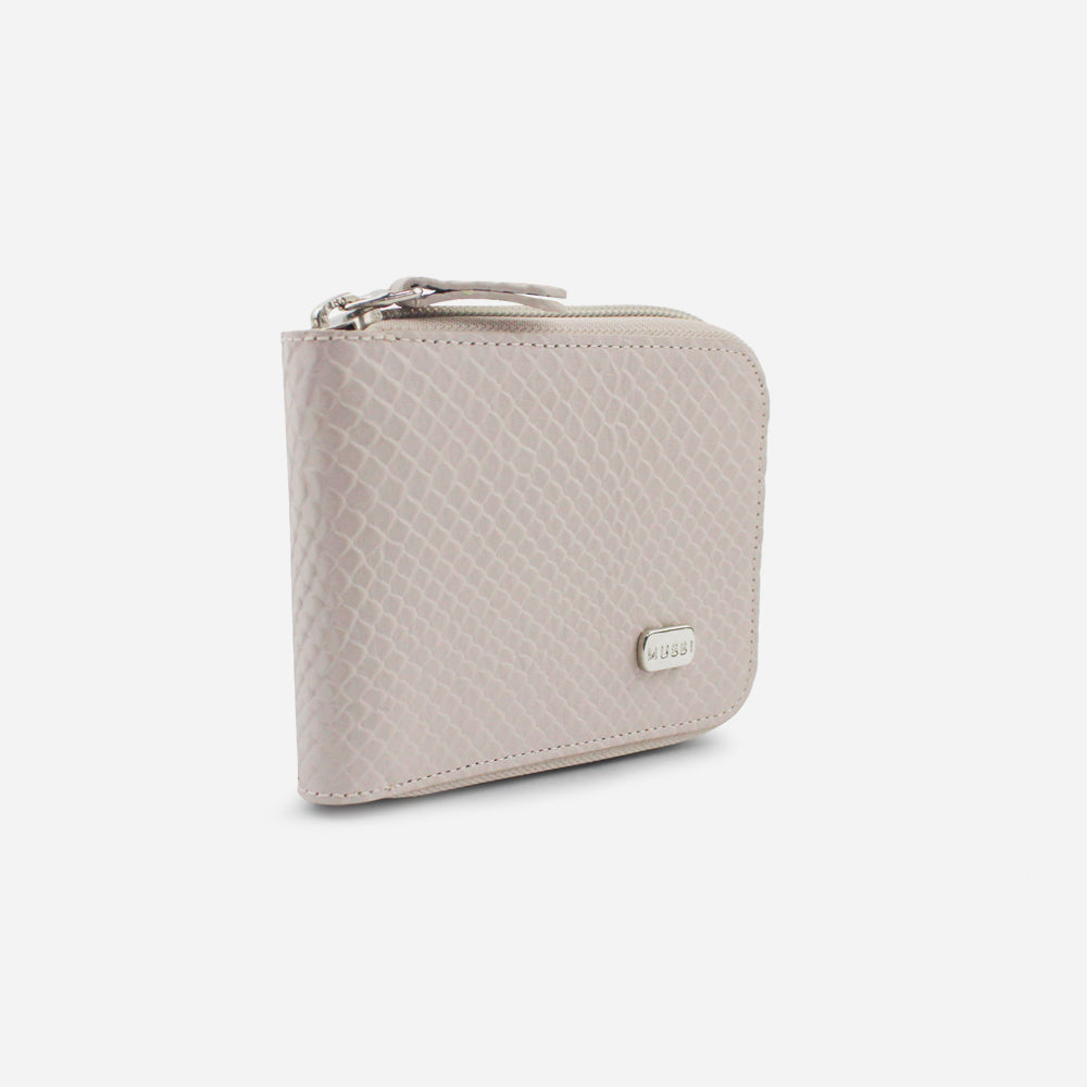 Billetera sabrina de cuero para mujer - Rosado