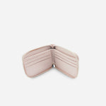 Billetera sabrina de cuero para mujer - Rosado