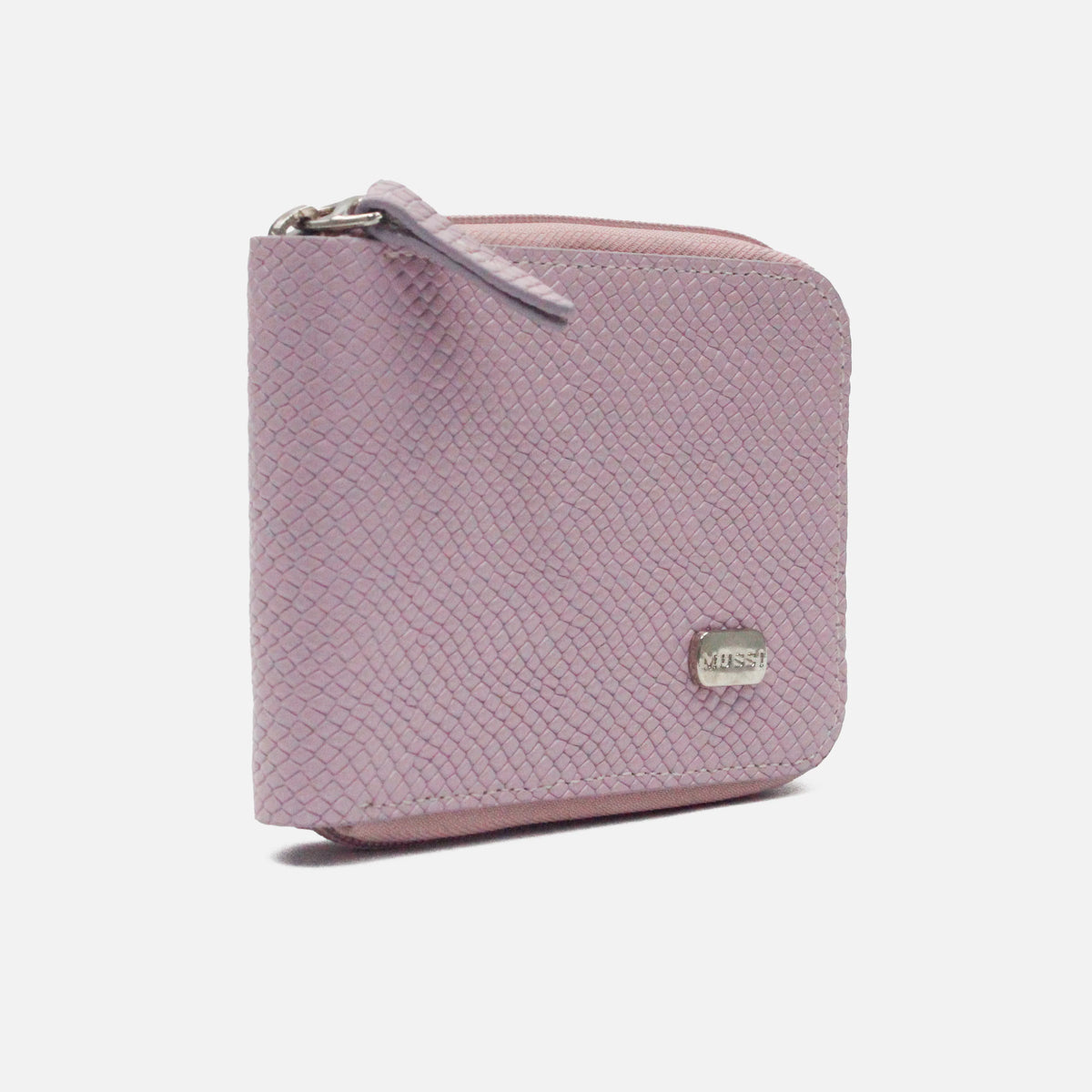 Billetera sabrina de cuero para mujer - Rosado