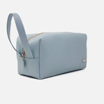 Cosmetiquera primavera de cuero para mujer - Turquesa