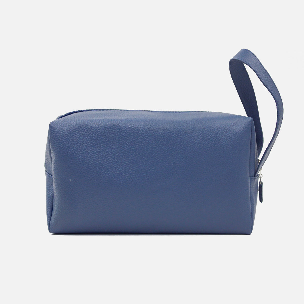 Cosmetiquera primavera de cuero para mujer - Azul