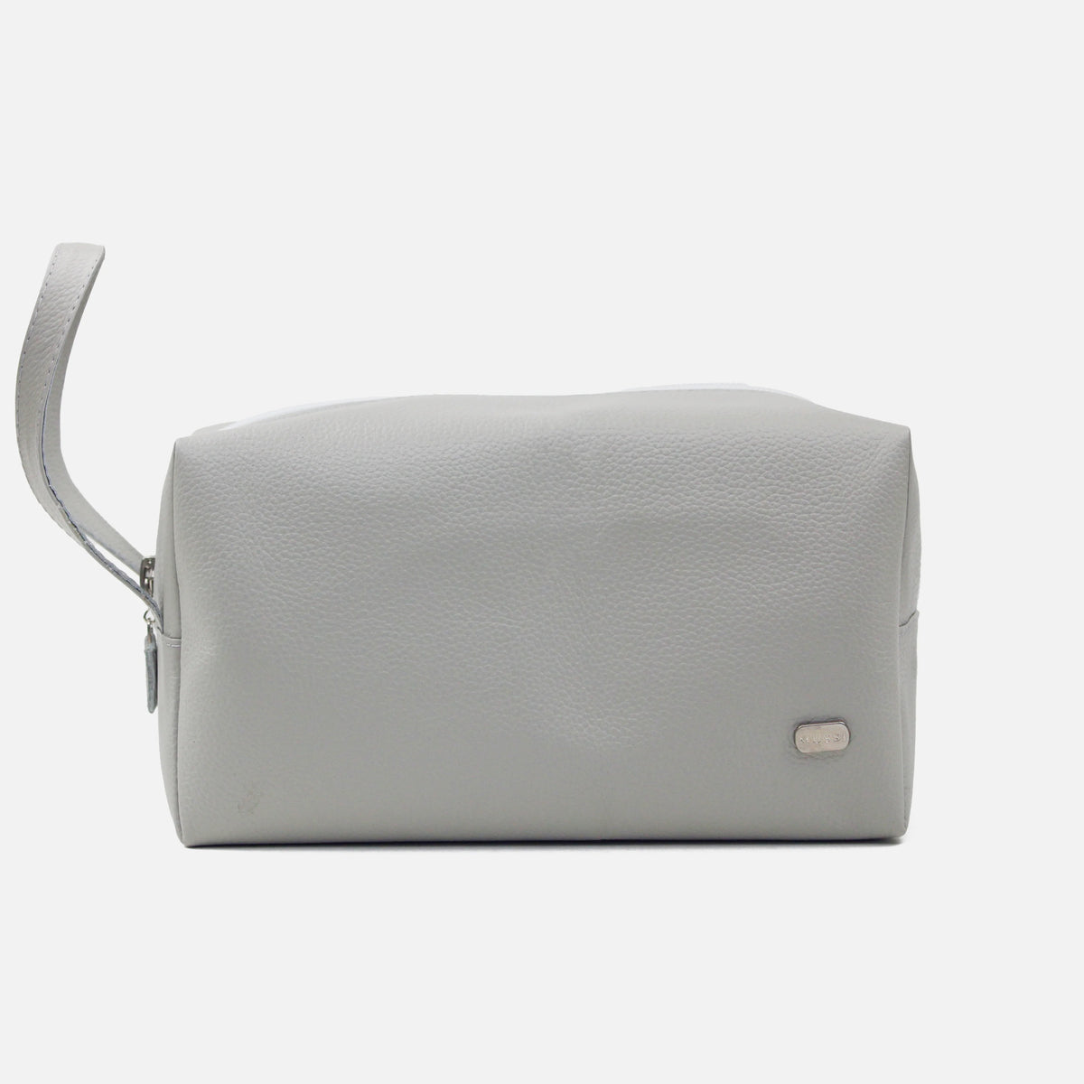 Cosmetiquera primavera de cuero para mujer - Beige