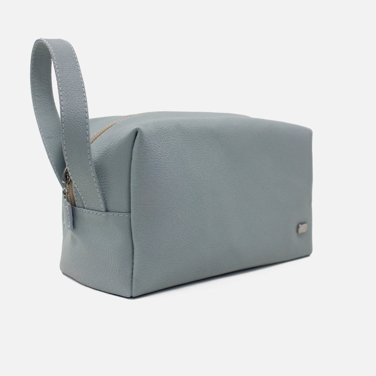 Cosmetiquera primavera de cuero para mujer - Menta