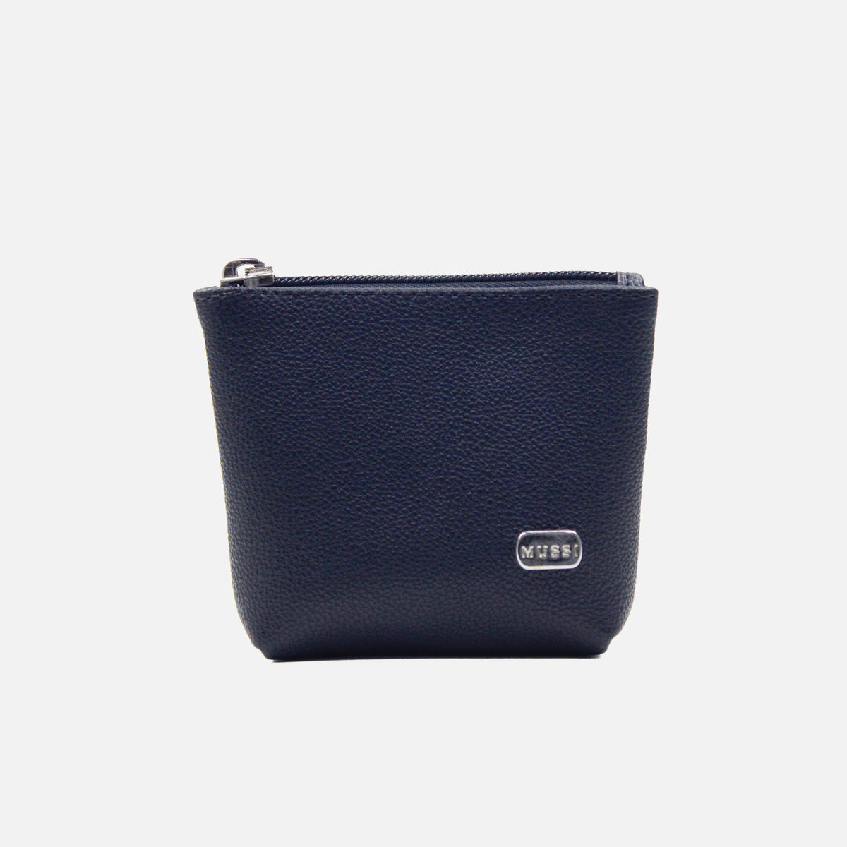 Monedero pamela de cuero para mujer - Negro