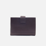 Billetera levana de cuero para mujer - Café