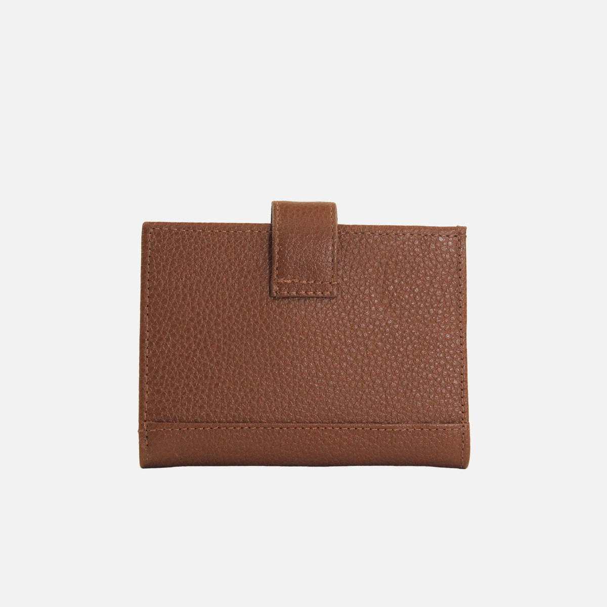 Billetera levana de cuero para mujer - Miel