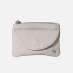 Monedero cabo de cuero para mujer - Beige