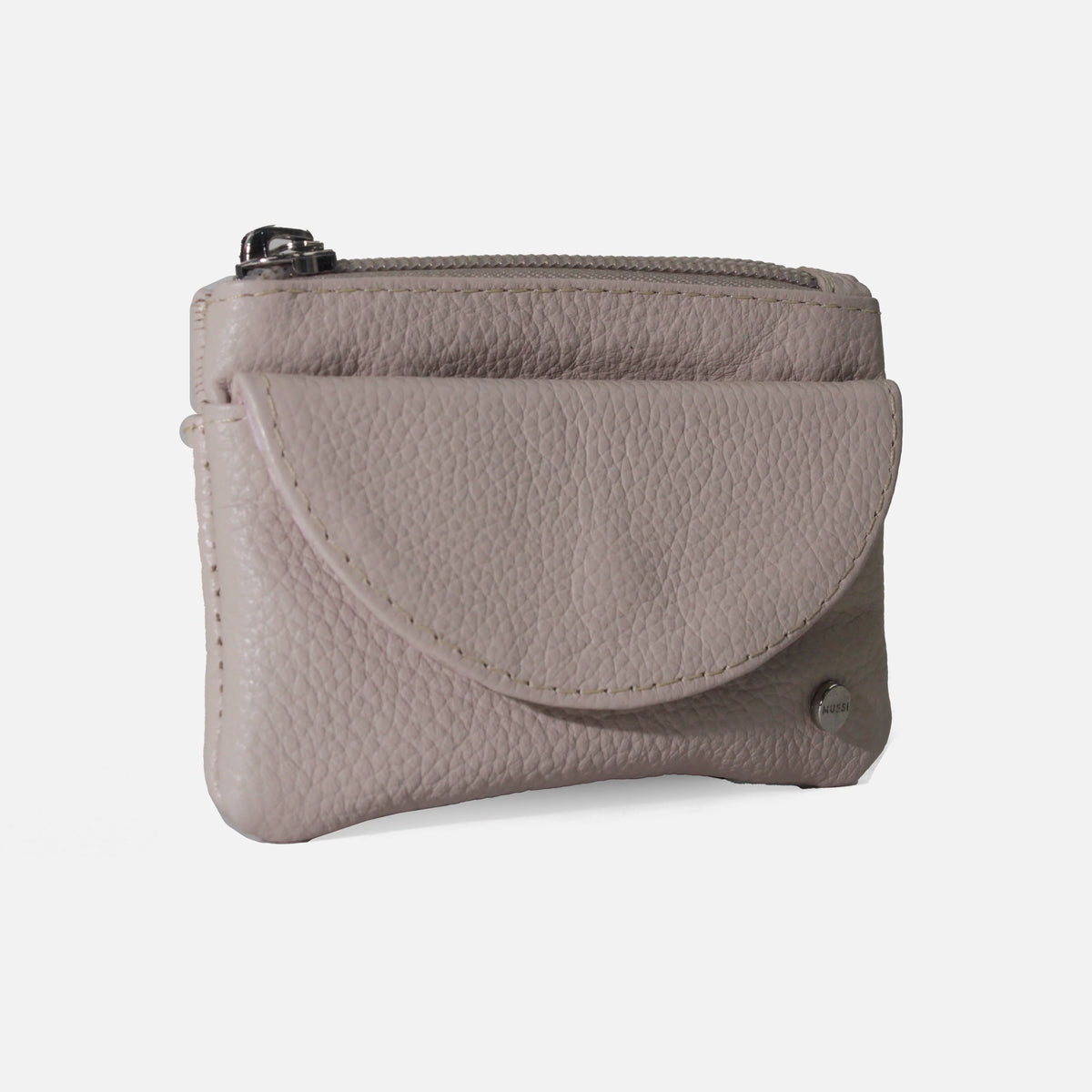 Monedero cabo de cuero para mujer - Beige