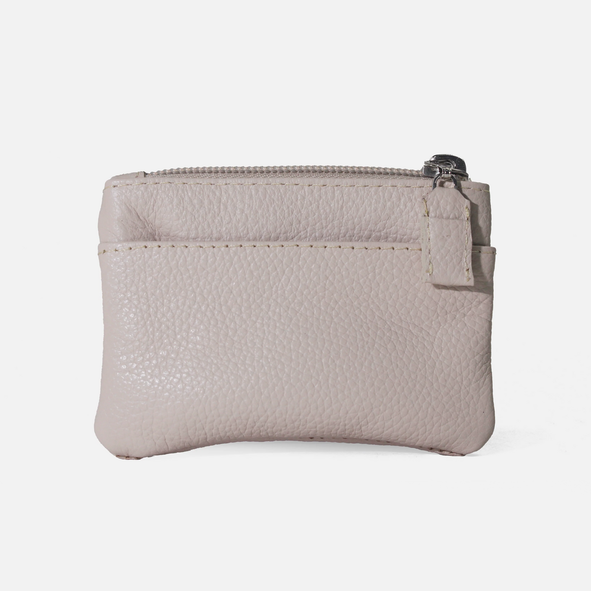 Monedero cabo de cuero para mujer - Beige