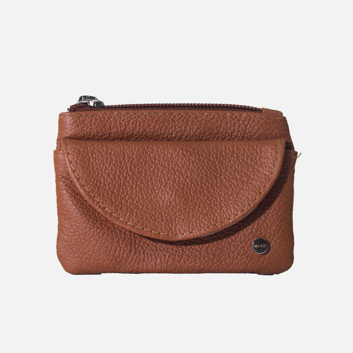 Monedero cabo de cuero para mujer - Miel