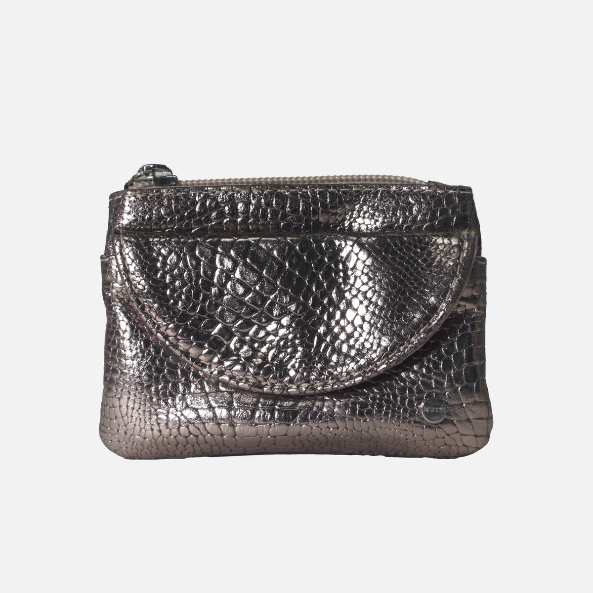 Monedero cabo de cuero para mujer - Bronce