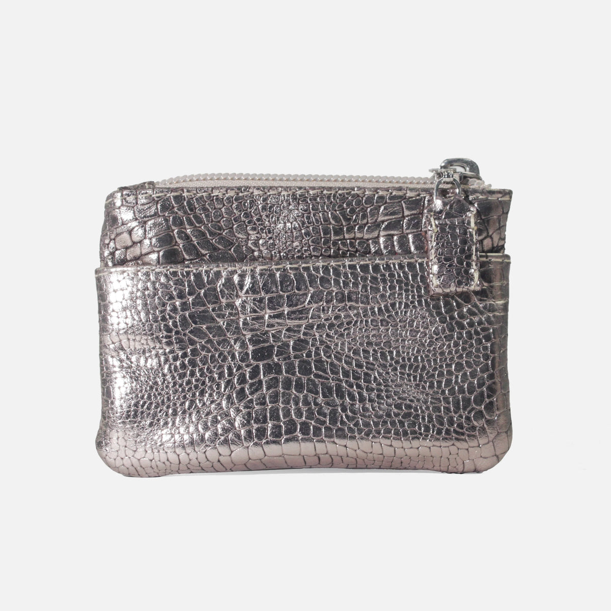 Monedero cabo de cuero para mujer - Bronce