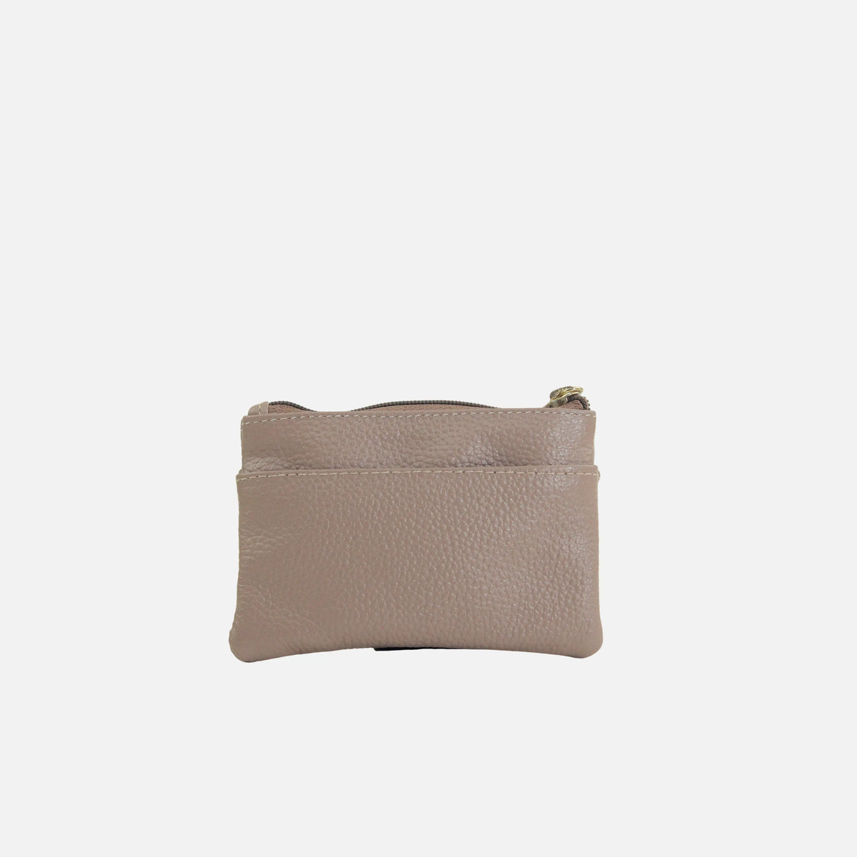 Monedero cabo de cuero para mujer - Taupe
