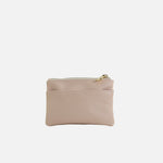 Monedero cabo de cuero para mujer - Nude