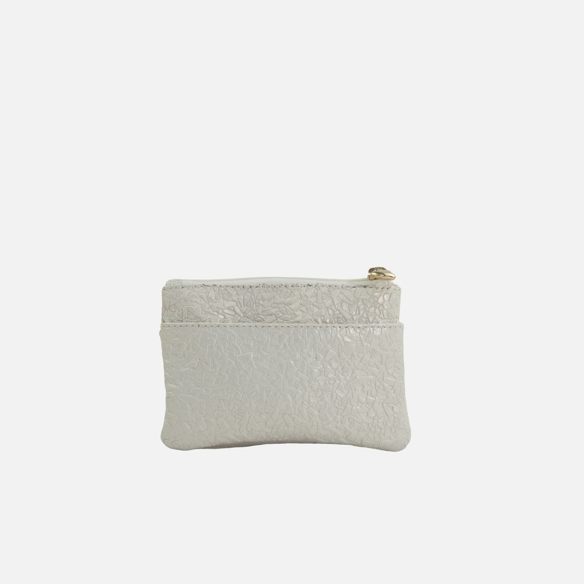 Monedero cabo de cuero para mujer - Hueso