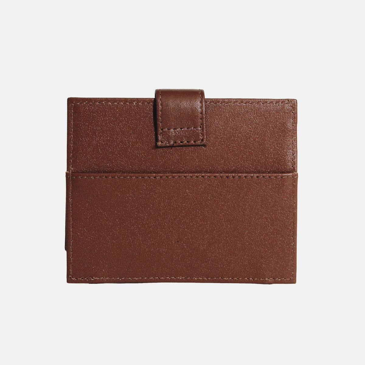 Tarjetero menina de cuero para mujer - Miel