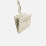 Tarjetero menina de cuero para mujer - Oro