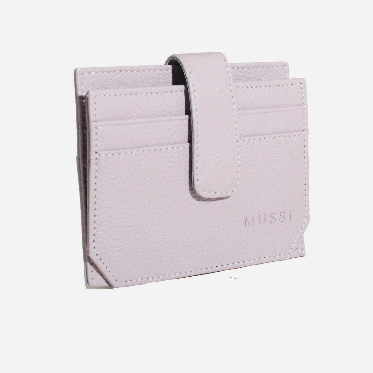 Tarjetero menina de cuero para mujer - Rosado