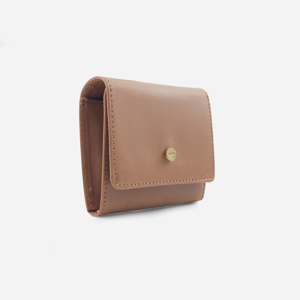 Porta audifonos olivia de cuero para mujer - Miel