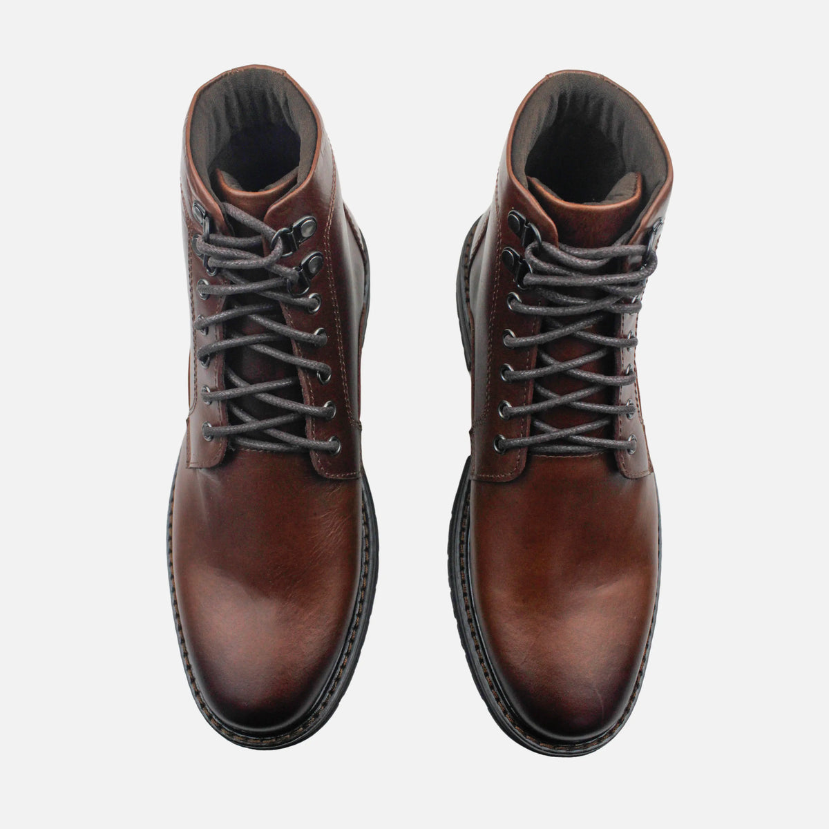 Botin tractorado elian de cuero para hombre - Miel