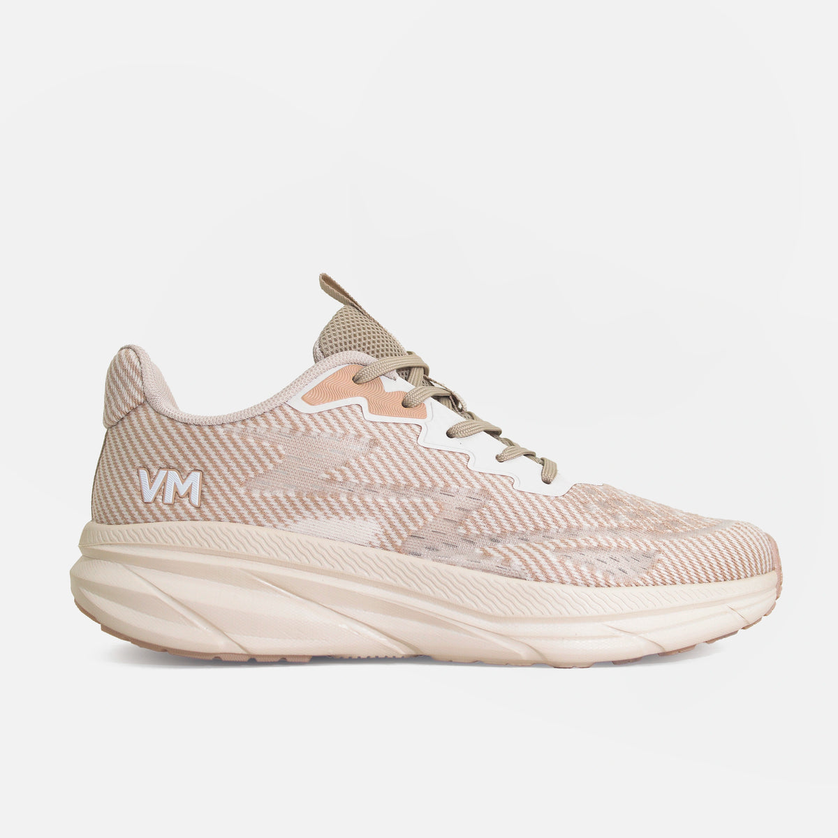 Tenis con plataforma lume de textil para mujer - Beige